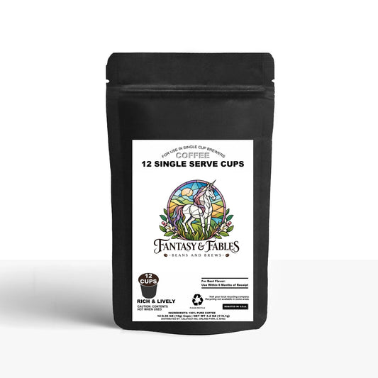 12 Pack Single Serve Coffee Capsules